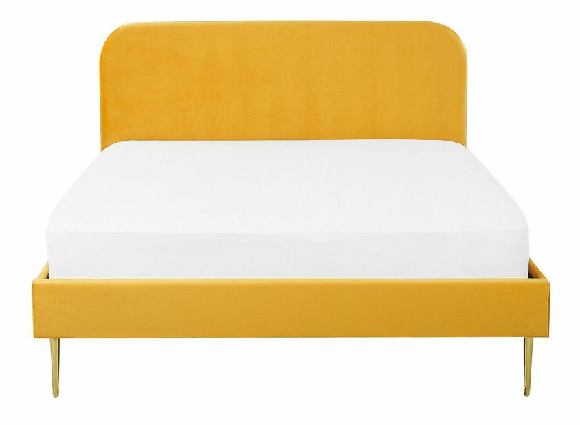 Bračni krevet 160 cm Faris (žuta) (s podnicom)