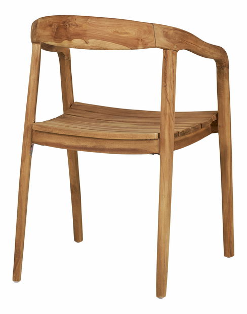 Záhradná stolička Ouloriaora (prírodná)