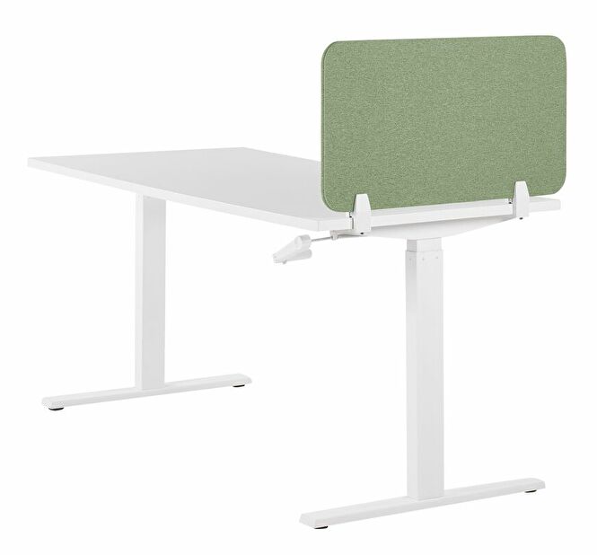 Panou separator birou 72 x 40 cm Walda (verde) 