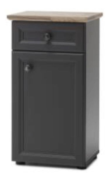 Dolná kúpeľňová skrinka Taryne (tmavosivá)