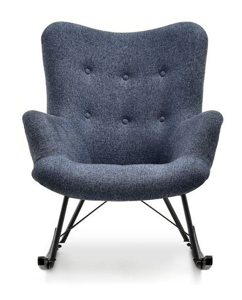 Relaxačné kreslo Laurentino (sivá + čierna)