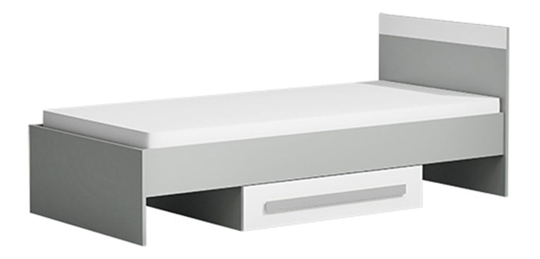 Egyszemélyes ágy 90 cm Gilla G12 (szürke)
