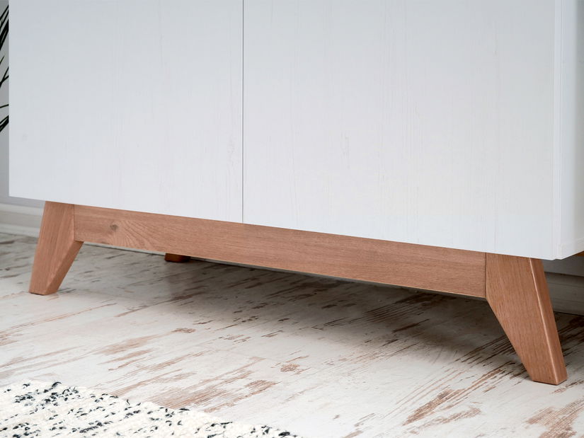 Vitrína Balones BG03 (biela + dub)