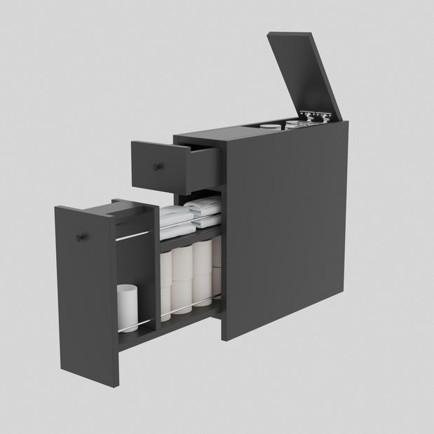 Dulap baie Calena (antracit)