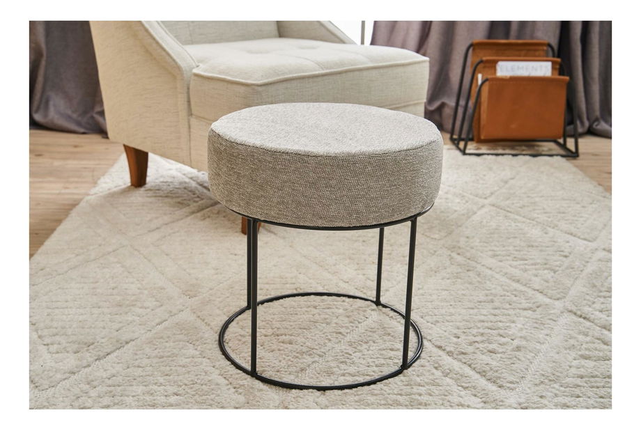 Taburete Moonella 2 (Crem + negru)