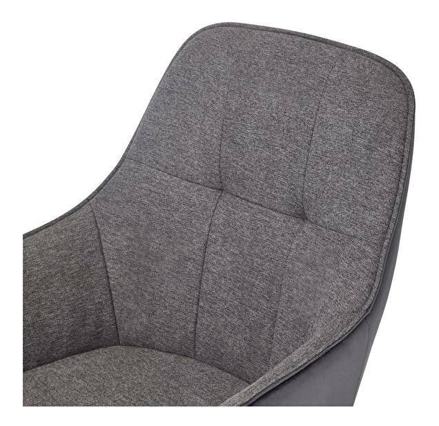 Dizajnerska fotelja Oskarsi (smeđa + crna) 