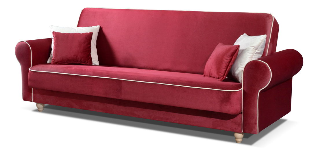 Pohovka trojsedačka Sanndy (bordová)