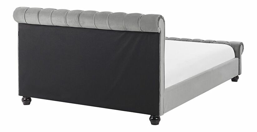 Manželská posteľ 140 cm ARCHON (s roštom) (sivá)