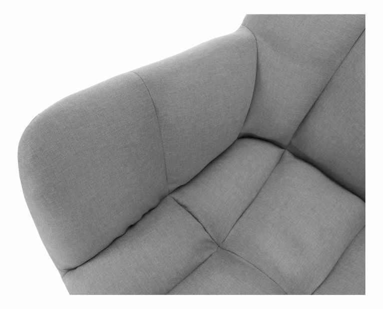 Dizájnos fotel Komand (szürke)