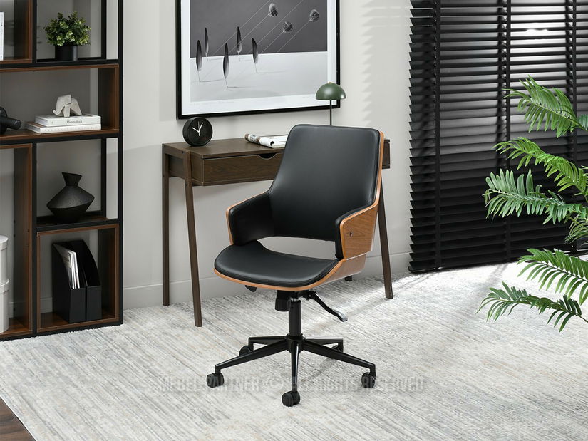 Irodai fotel Oscarnote (fekete)