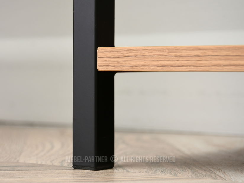 Regál Noel (tölgy + fekete)