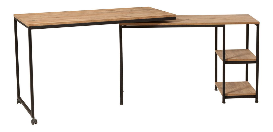 Masă PC Barus (Pin atlantic + Negru)