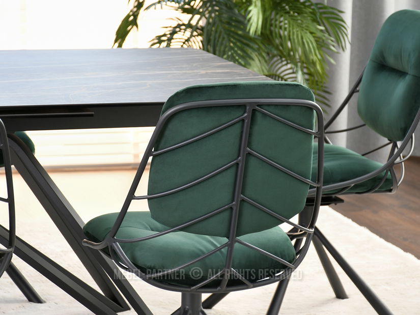 Scaun Brooklyn (verde + negru)