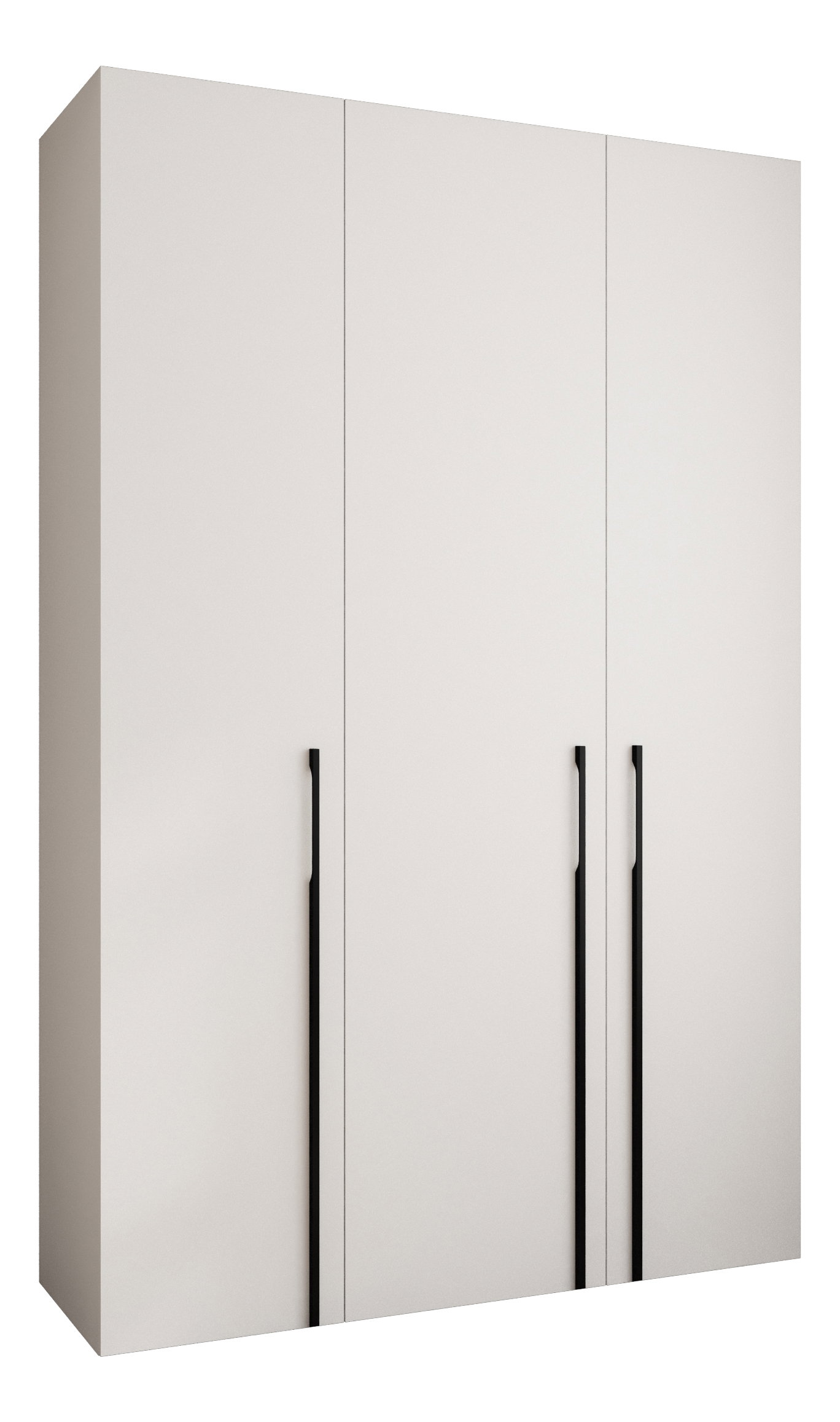 Ruhásszekrény 160 cm Carmela 40-3 (fehér + fekete)