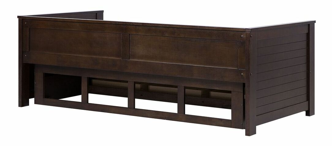 Rozkladacia posteľ 91 cm CAJUN (s roštom) (hnedá)