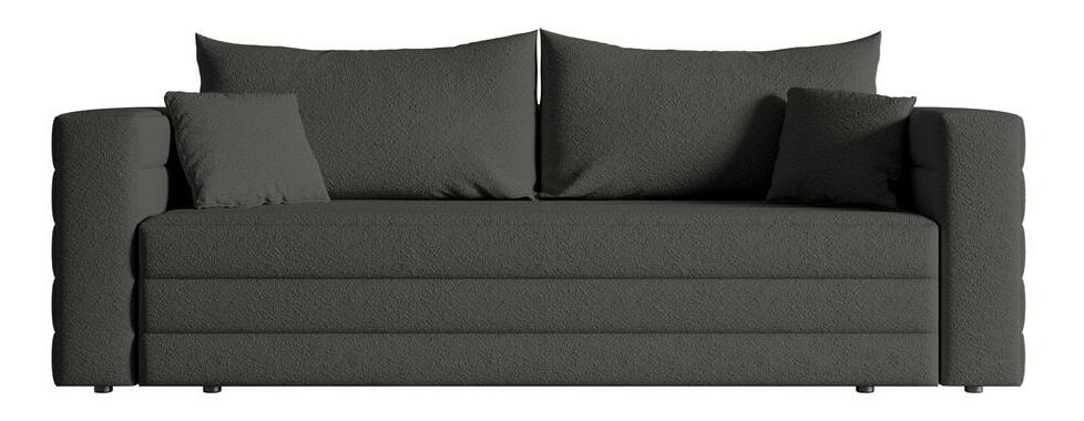 Háromszemélyes kanapé Liluetta (sötétszürke + fekete)