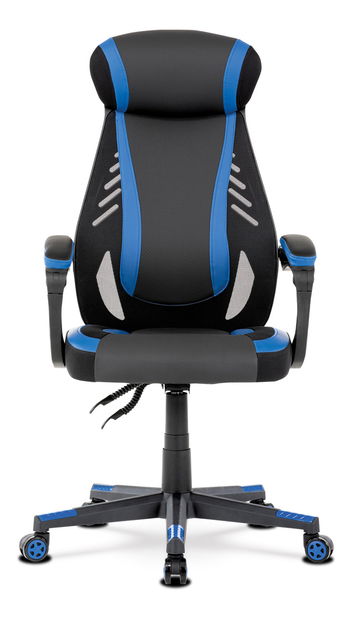 Fotoliu de birou/ gaming Ymbun-Y213-BLUE (negru + albastru)