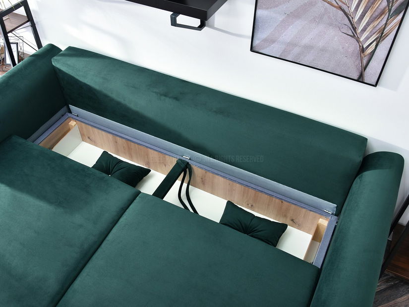 Kétszemélyes kanapé Lirica (zöld)