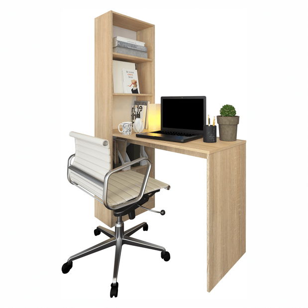 Viacúčelový PC stolík Jazmina (dub sonoma)