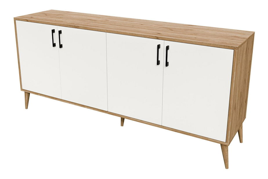 Skrinka Pivida (dub + biela) 