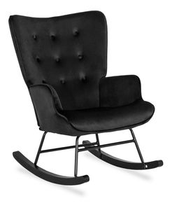 Fotoliu balansoar Especula (negru) 