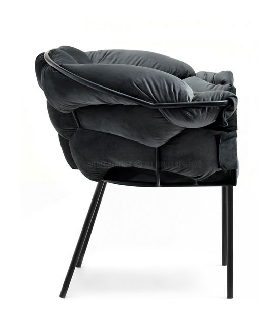 Relax fotel Piplio (grafit + fekete)