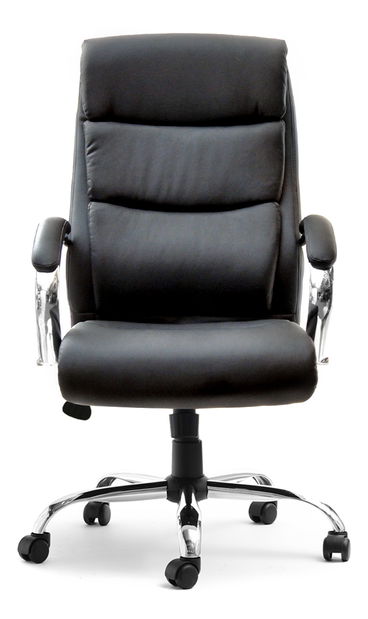 Fotoliu Luxus (negru + crom)