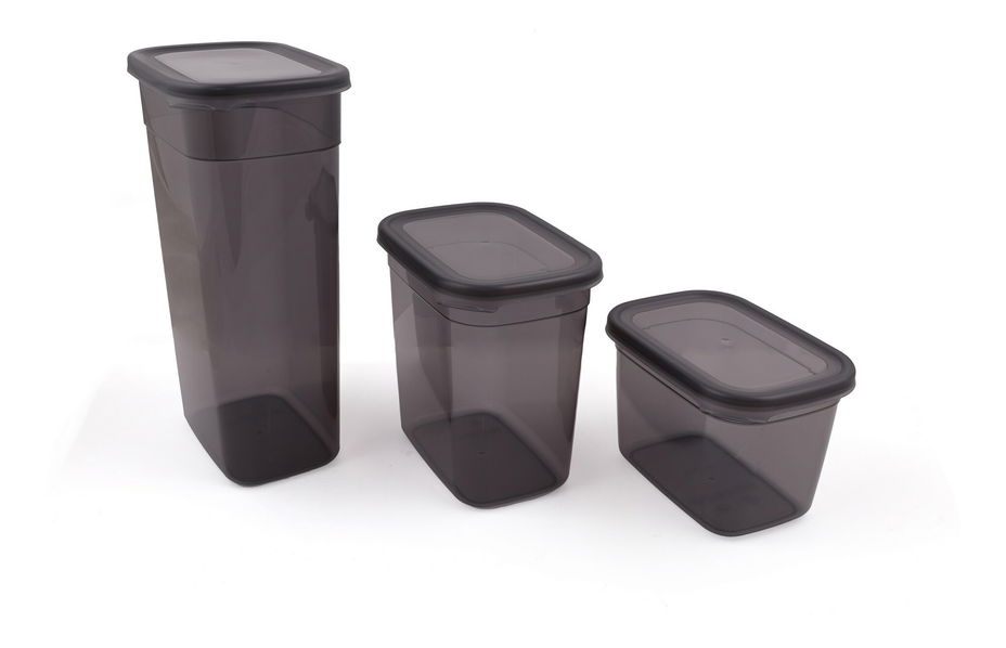 Set recipiente alimente (12 buc.) Benny 12 (antracit)