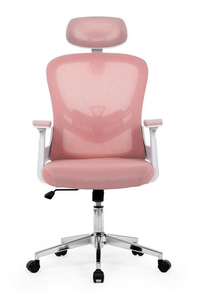 Kancelárske kreslo Kralmen (ružová)