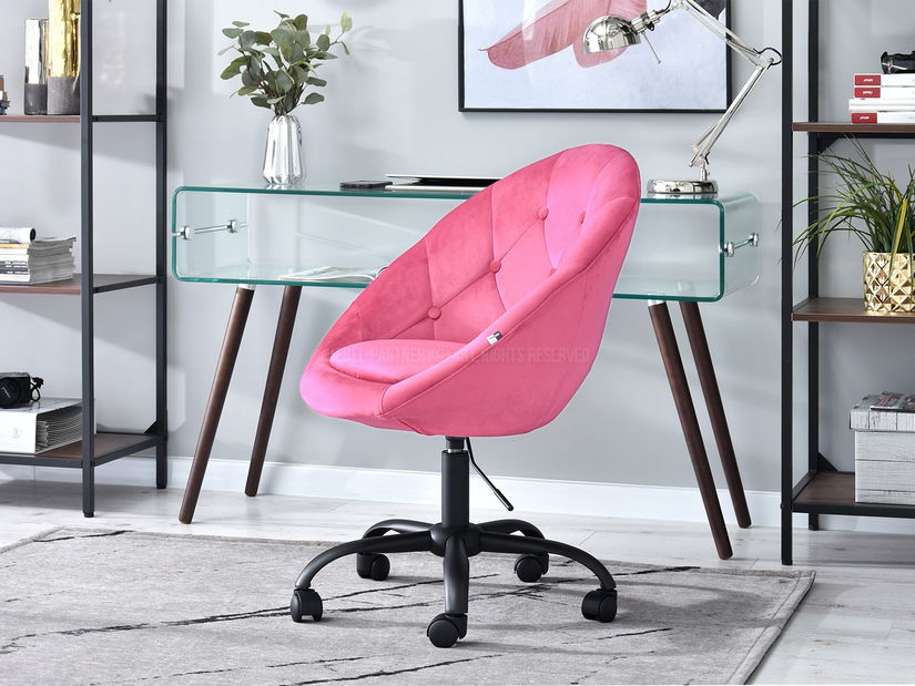 Kreslo Lush 4 (ružová + čierna)