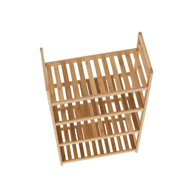 Regál 4-policový Andor TYP 2 (prírodný bambus)