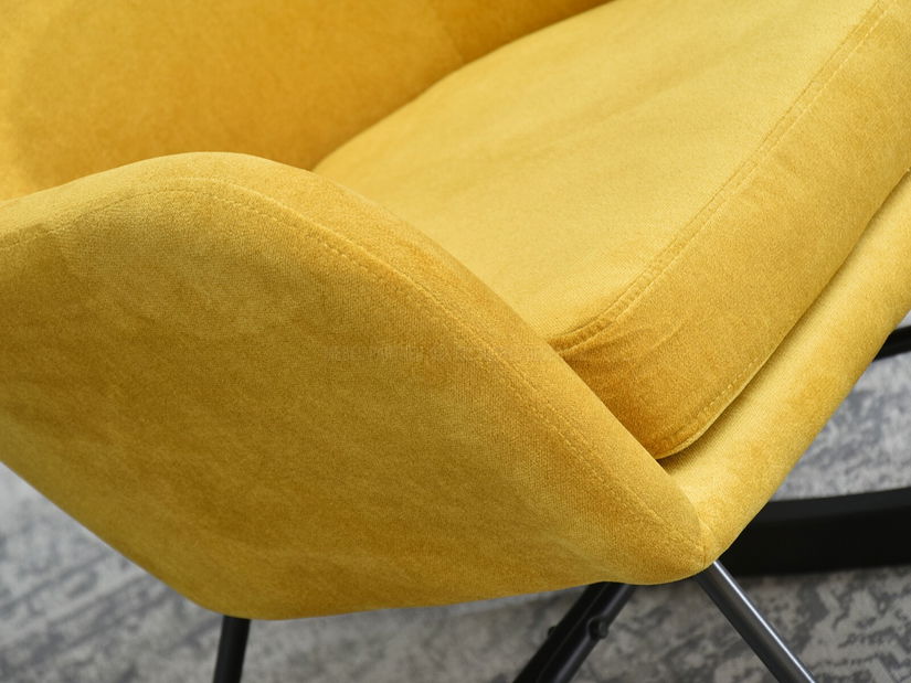 Fotel Nesia (sárga + fekete bükk)