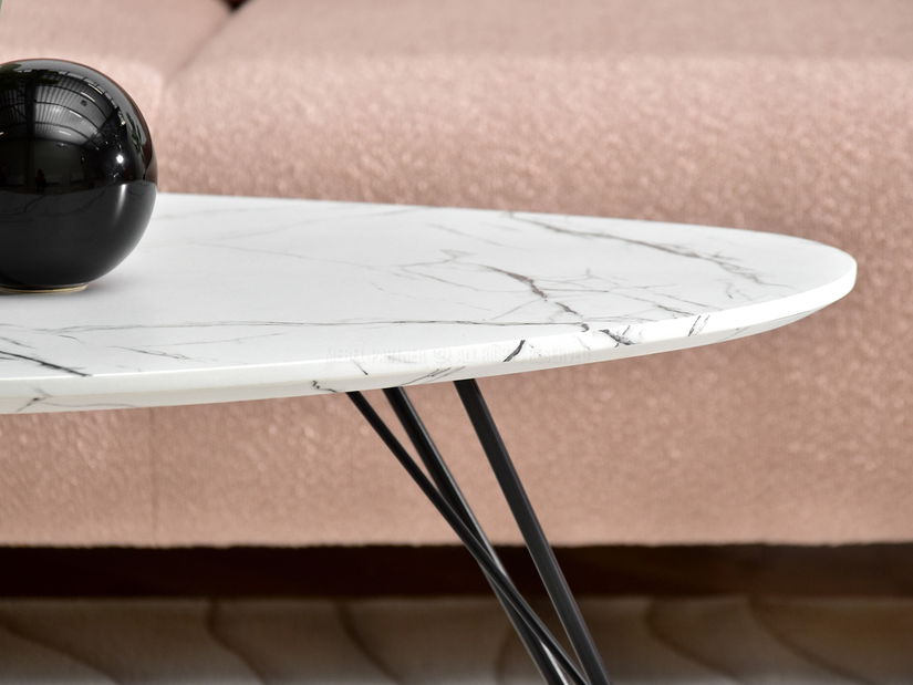 Stolić za kavu Rave Xl (bijela + crna)