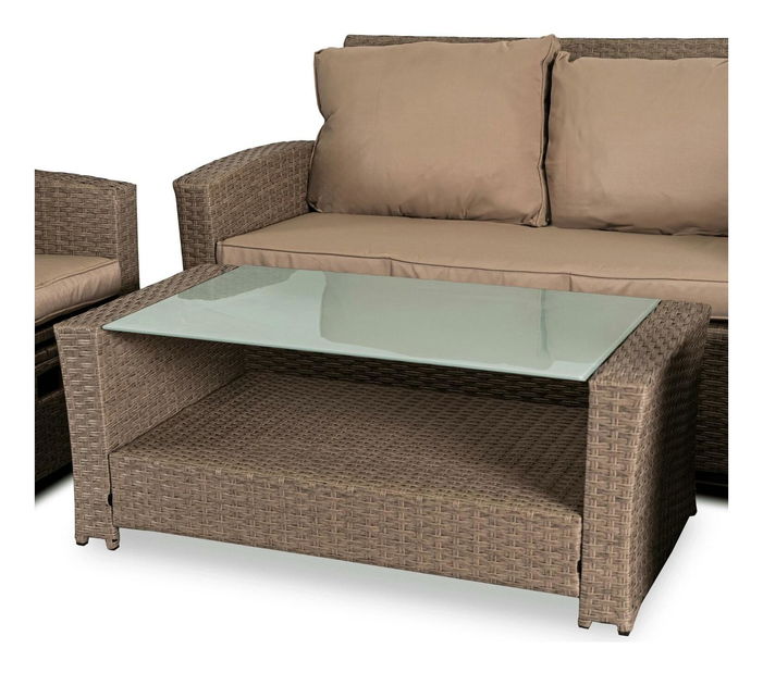 Vrtni set Fastos (bež) (za 6 osoba)