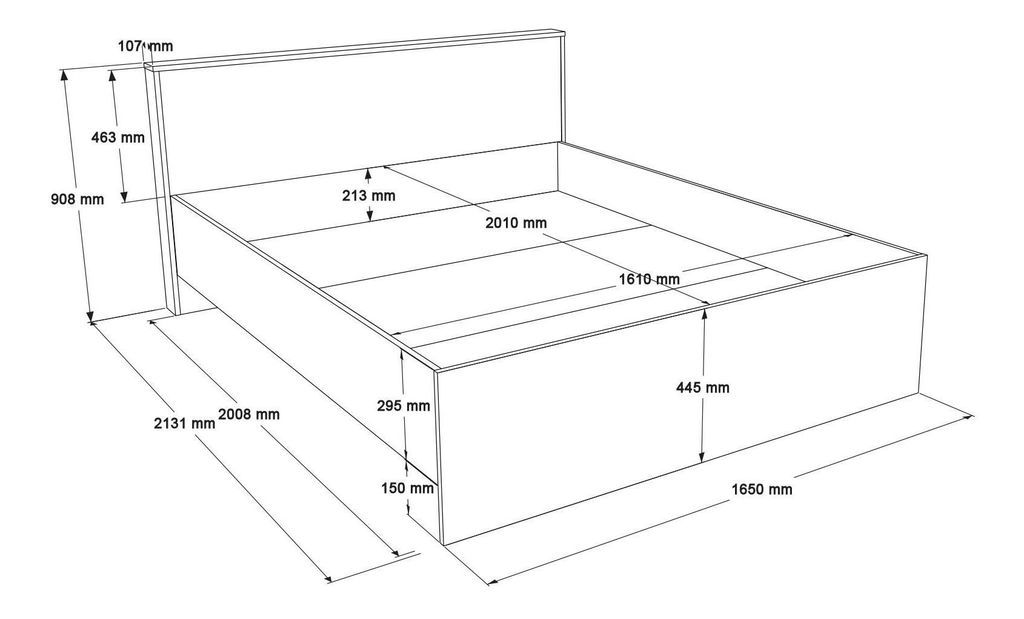Set za spavaću sobu Lomboretta 6 (orah)
