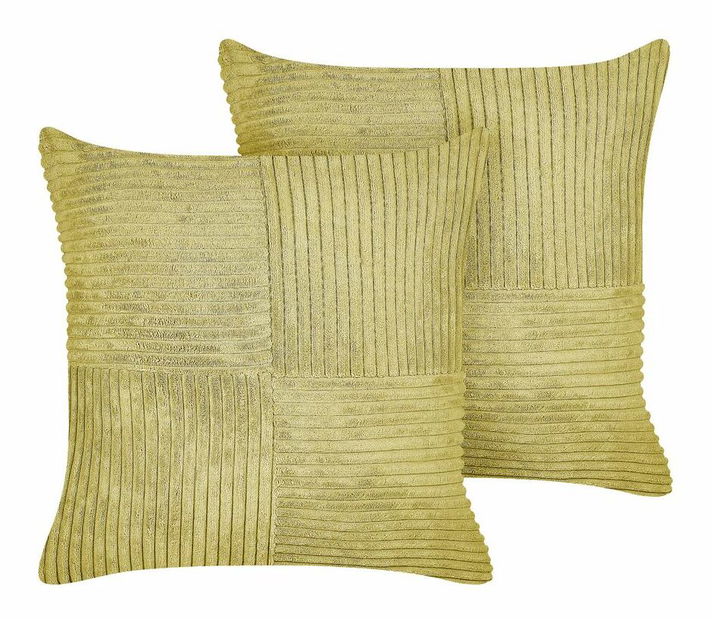 Díszpárna készlet (2 db.) 43 x 43 cm Milie (zöld)