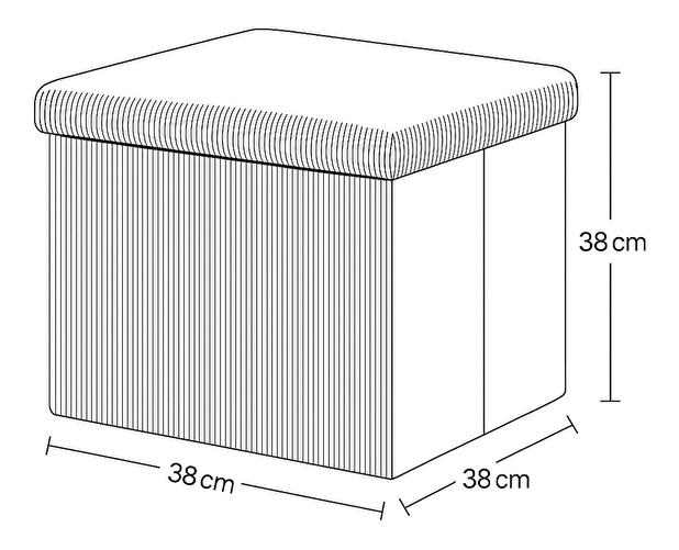Taburete Tropiezo (crem) (cu sp. depozitare)