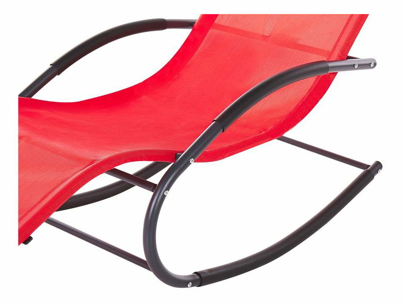 Vrtna ležaljka za ljuljanje Carro (crvena)