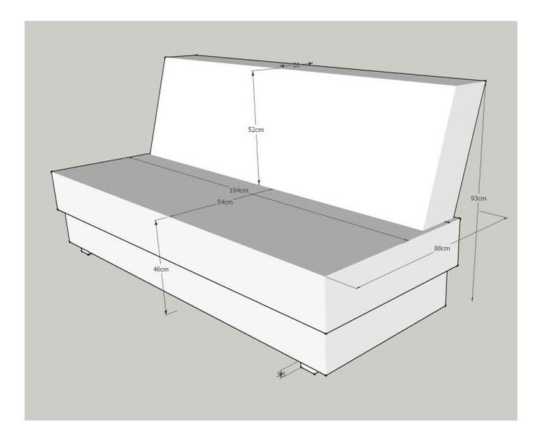 Pohovka trojsedačka Ardress (červená)