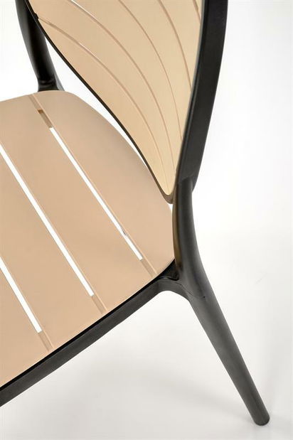 Vrtna stolica Karter (crna + natural)