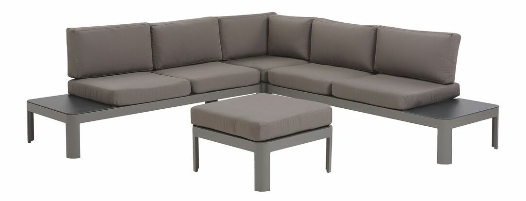 Set pentru grădină FERNI (gri) (pentru 5 persoane)