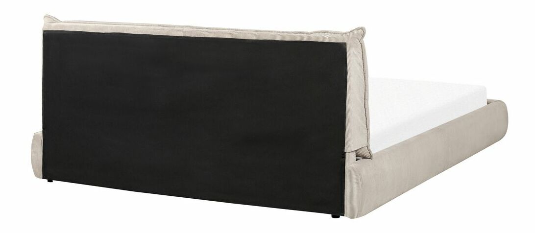 Vízágy 180 cm Vetiver (szürkésbézs) (ágyráccsal matraccal)