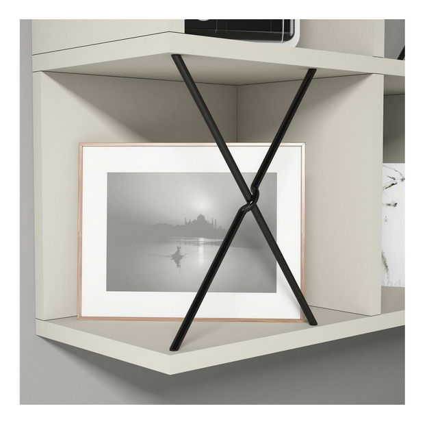 Polica Likime 2 (krem + crna)