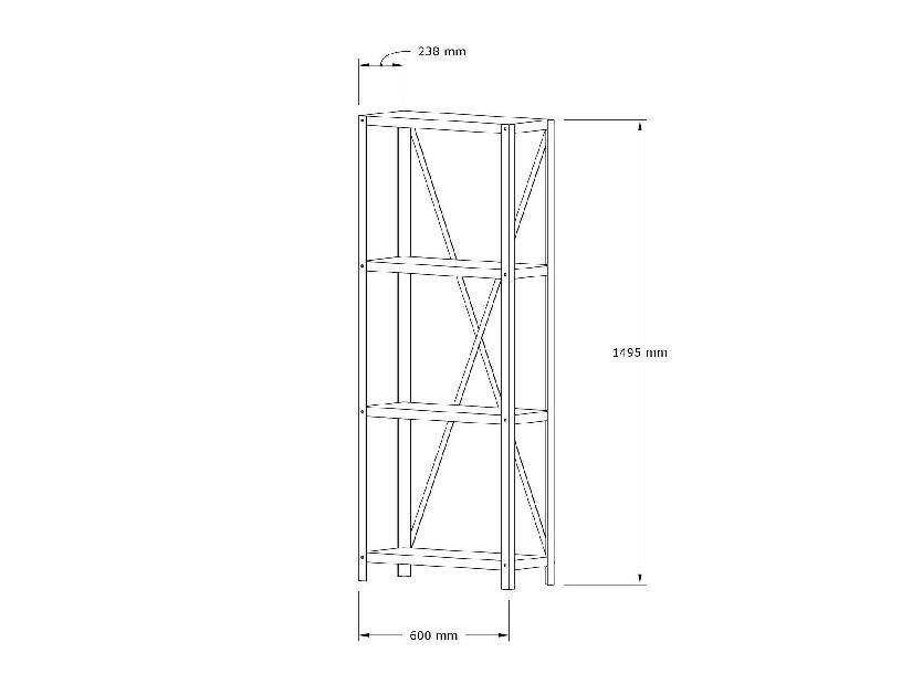 Raft Mikima 1 (Nuc + negru) 