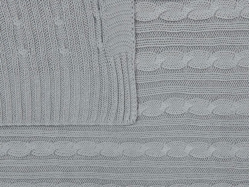 Deka 180x110 cm ANAMIS (textil) (sivá)