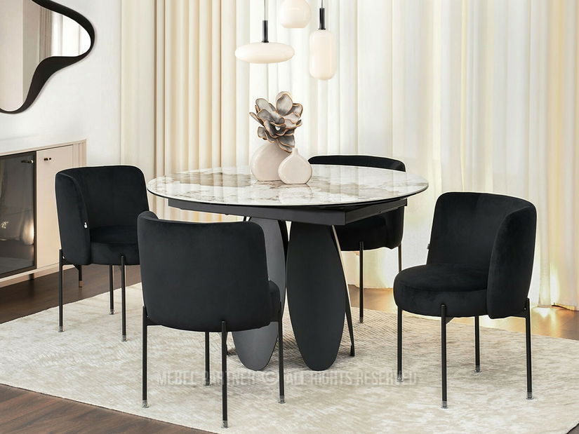 Jedálenská stolička Colegio (čierna)