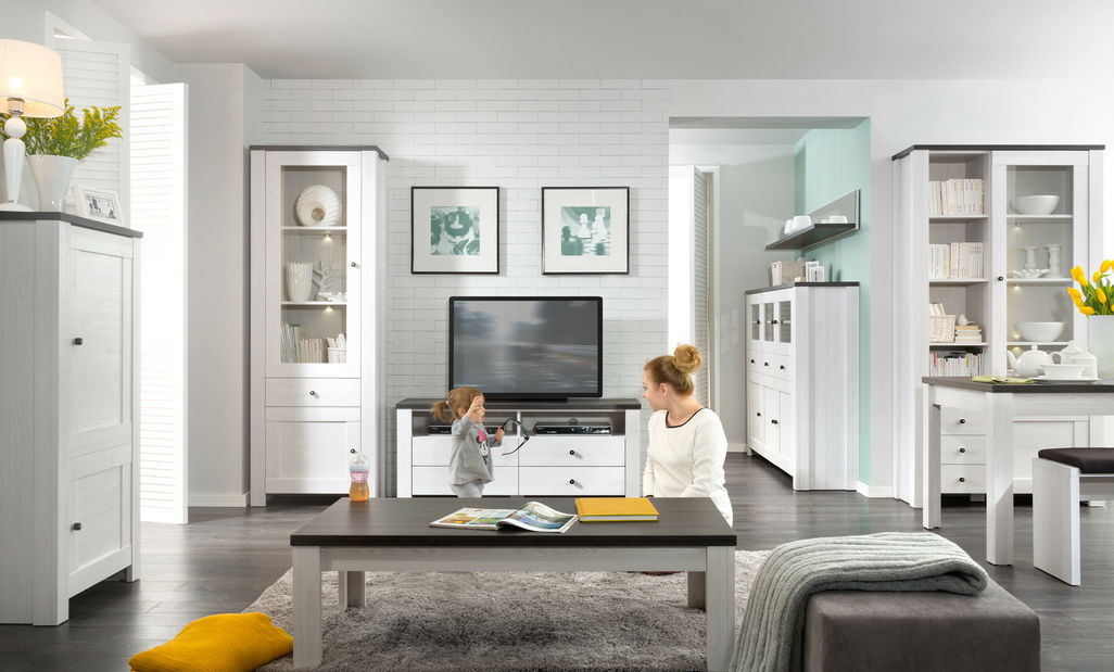 Vitrína BRW Antwerpen REG1W1D3S/20/10 (s osvetlením)