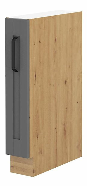 Donji kuhinjski ormarić Lucid 15 D CARGO BB (hrast artisan + dustgrey)