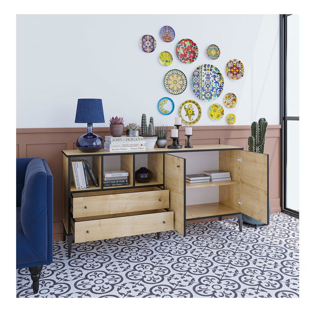 Komoda Aliex 2 (dub zafírový)