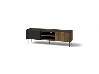 Masă TV Phelan P7 (Nuc warmia + Negru)
